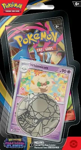 POKEMON TCG - PHANTASMAL FLAMES CHECKLANE BLISTER PACK (WHIMSICOTT)